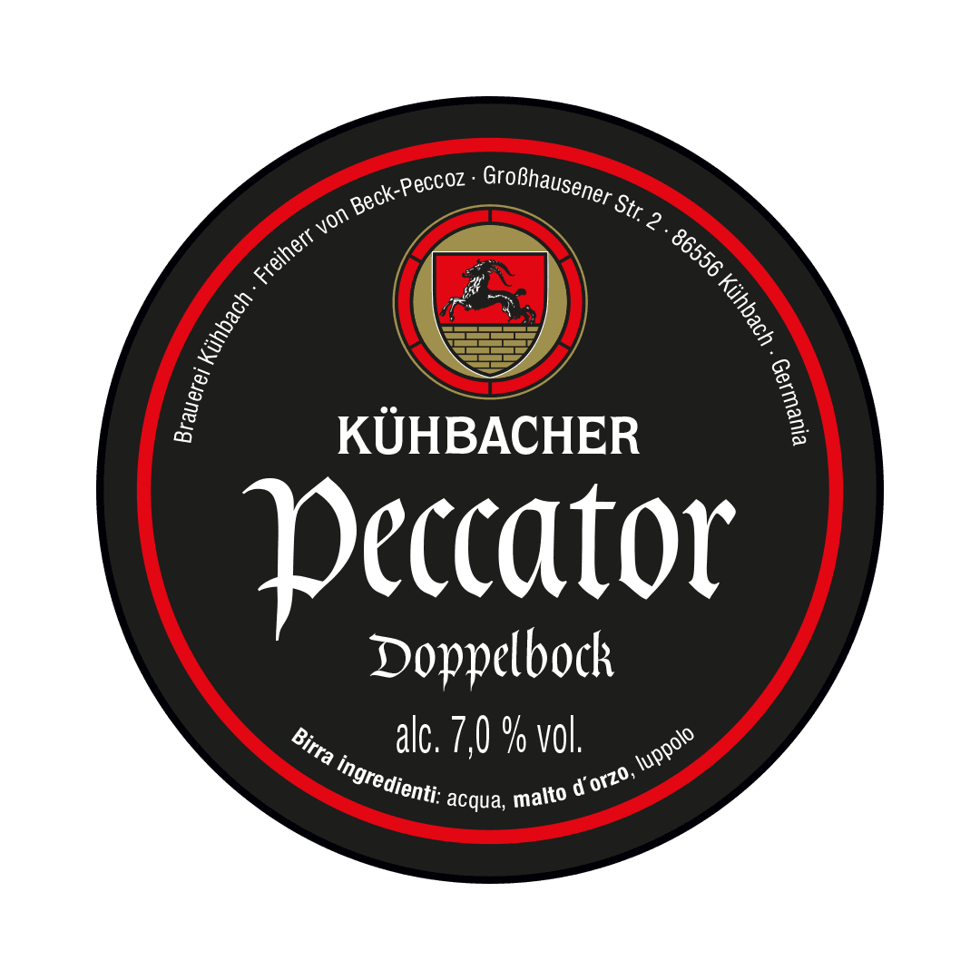 Kuhbacher Kuhbacher ∣ Peccator ∣ 7% ∣ Acciaio 20 Lt. (Scivolo) 20 LT ACCIAIO Organic Beer