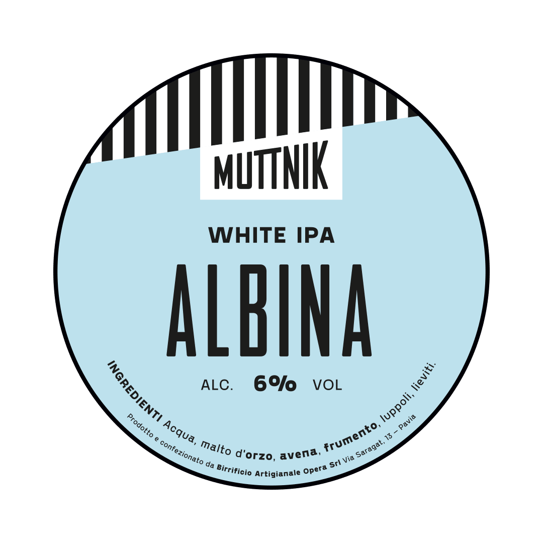 Muttnik Muttnik | Albina | 6% | Acciaio 20 Lt. (Baionetta) 20 LT ACCIAIO Organic Beer