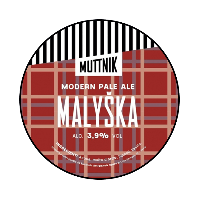 Muttnik Muttnik | Malyshka | 3,9% | Acciaio 20 Lt. (Baionetta) 20 LT ACCIAIO Organic Beer