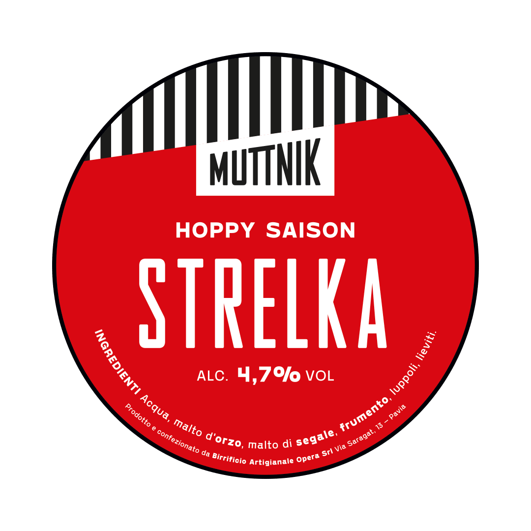 Muttnik Muttnik | Strelka | 4,7% | Acciaio 20 Lt. (Baionetta) 20 LT ACCIAIO Organic Beer