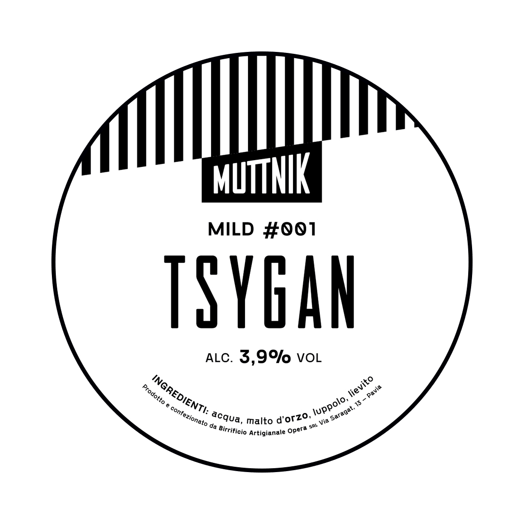 Muttnik Muttnik | Tsygan | 3,9% | Acciaio 20 Lt. (Baionetta) (A Pompa) 20 LT Organic Beer