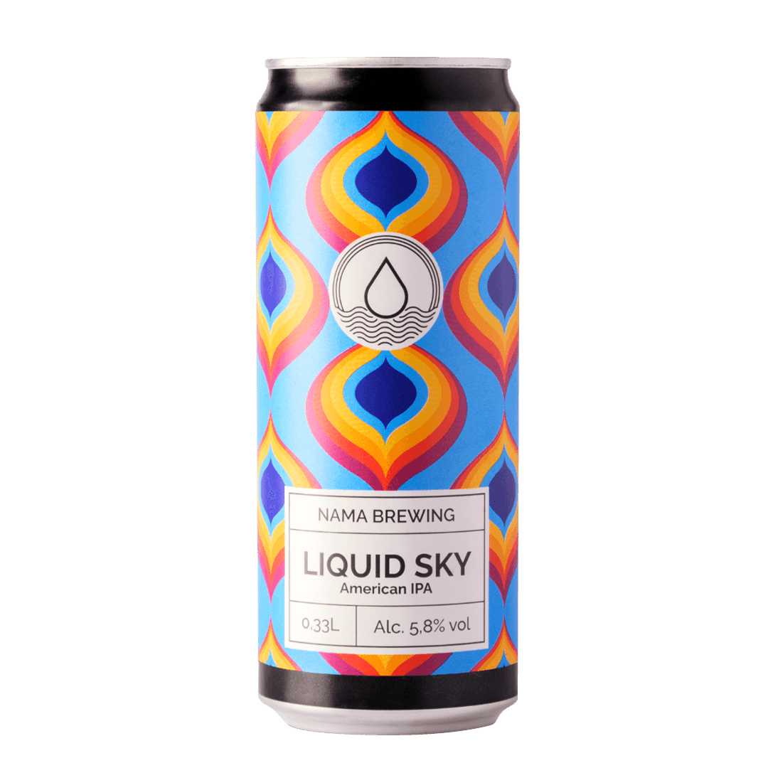 Nama Brewing Nama Brewing ∣ Liquid Sky ∣ 5,8% ∣ 33 Cl. (Ct 24 Pz) 33 CL Organic Beer