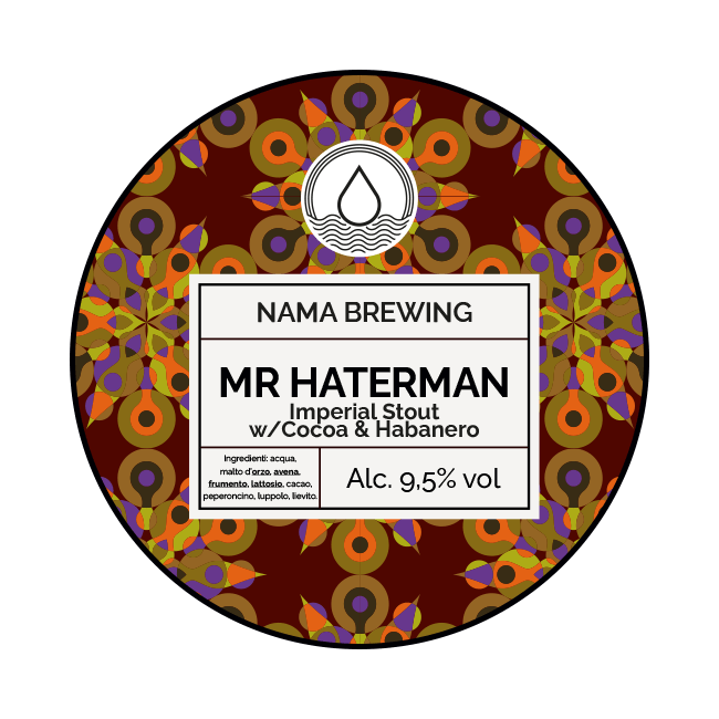 Nama Brewing Nama Brewing | Mr. Haterman | 9,5% | Acciaio 20 Lt. Baionetta 20 LT ACCIAIO Organic Beer