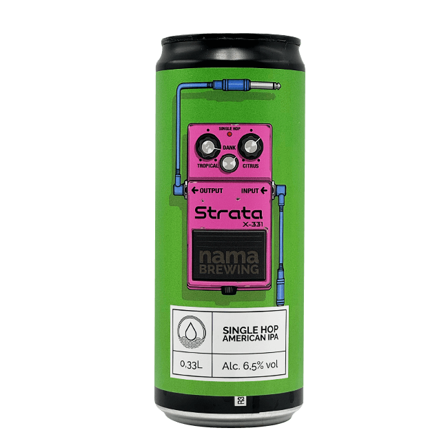 Nama Brewing NAMA Brewing | Strata | 6,0% | Lattina 33 Cl. (Ct 24 Pz) 33 CL Organic Beer