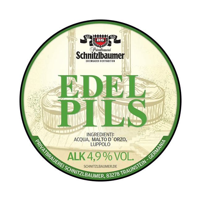 Schnitzlbaumer Schnitzlbaumer | Edel Pils | 4,9% | Polykeg 30 Lt. (Scivolo) 30 LT Organic Beer