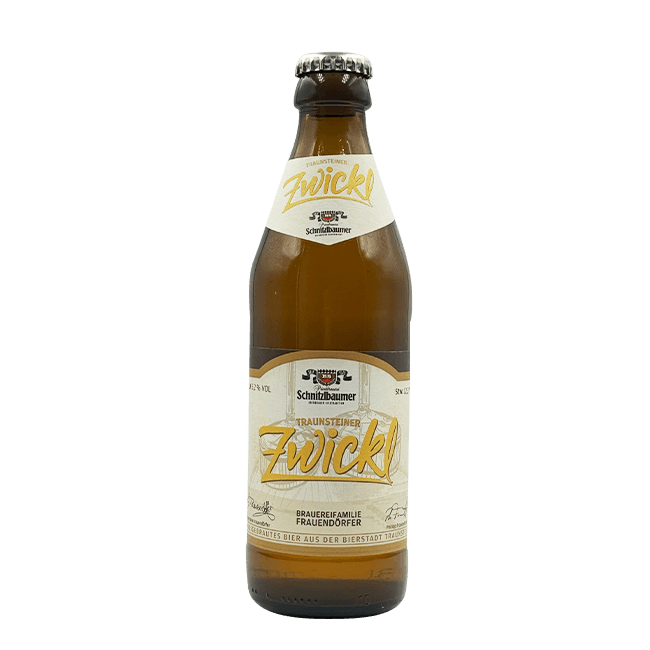 Schnitzlbaumer Schnitzlbaumer | Traunsteiner Zwickl | 5,2% | Bottiglia 33 Cl. (Ct 20 Pz) 30 LT Organic Beer