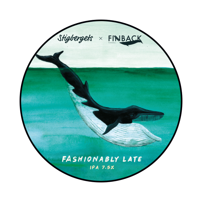 Stigbergets Stigbergets x Finback | Fashionably Late | 7,5% | Keykeg con Sacca 30 Lt. 30 LT Organic Beer