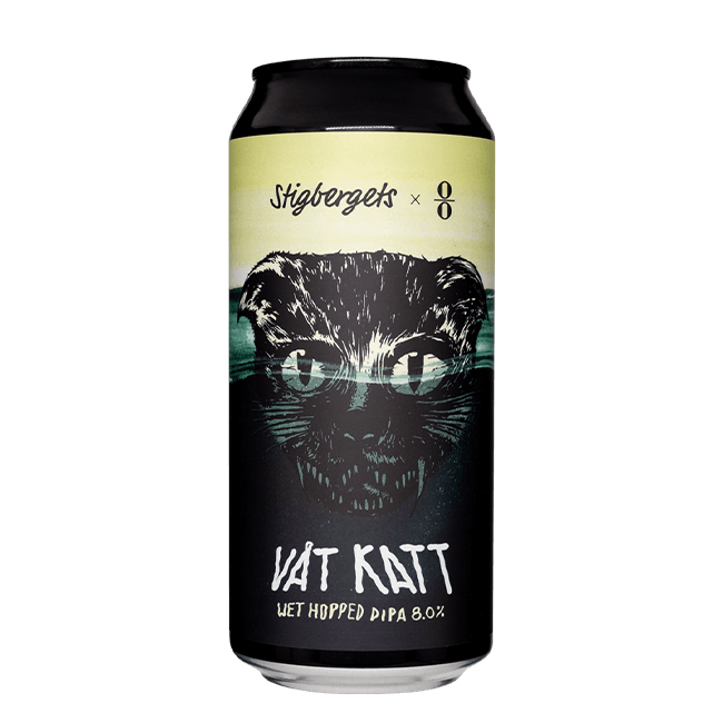 Stigbergets Stigbergets x O/O Brewing | Vat Katt | 8% | Lattina 44 Cl. (Ct 24 PZ) 44 CL Organic Beer
