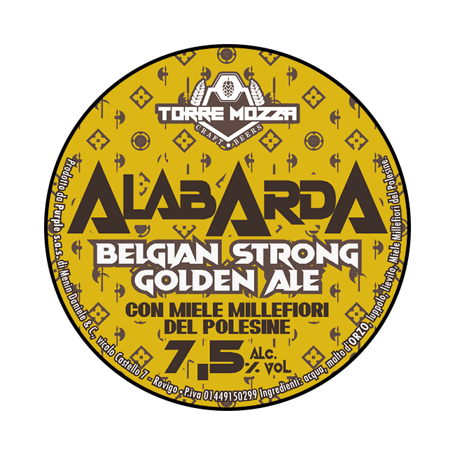 Torre Mozza Torre Mozza | Alabarda | 7,5% | Polykeg 20 Lt. Baionetta 20 LT Organic Beer