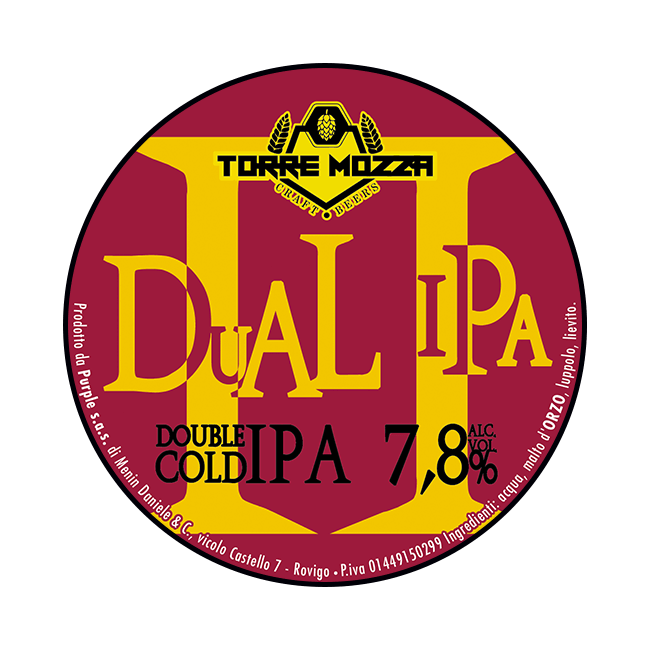Torre Mozza Torre Mozza | Dual IPA | 7,8% | Polykeg 25 Lt. Baionetta 25 LT Organic Beer
