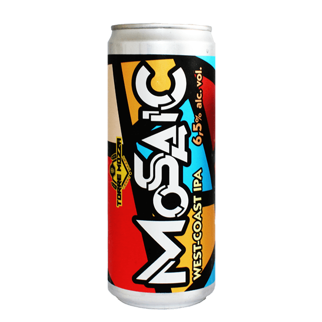 Torre Mozza Torre Mozza | Mosaic | 6,5% | Lattina 33 Cl. (Ct 12 Pz) 33 CL Organic Beer