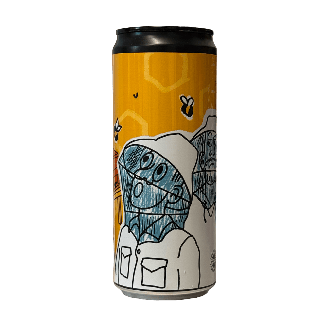 Lattina 33 Cl. della birra artigianale Bee Serious di 50&50, Varese