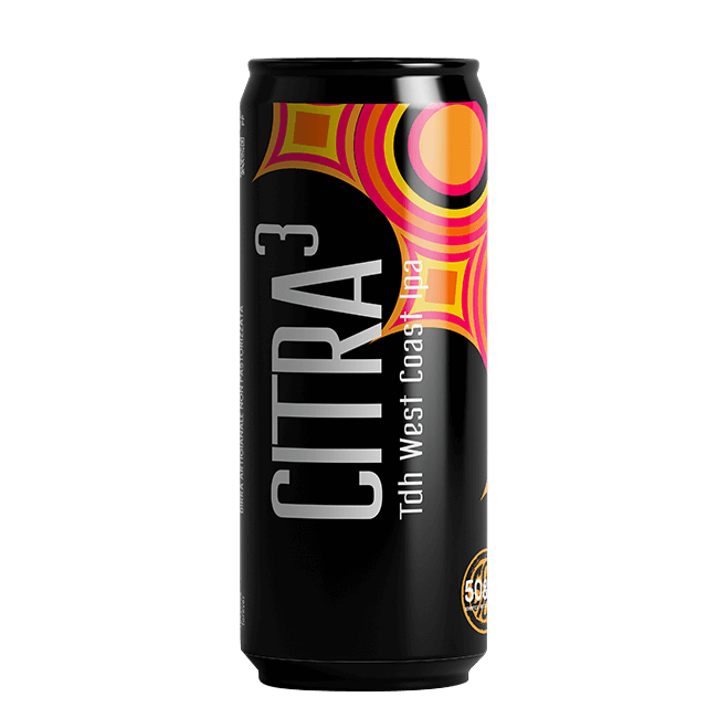 Lattina 33 Cl. della birra artigianale Citra³ di 50&50, Varese
