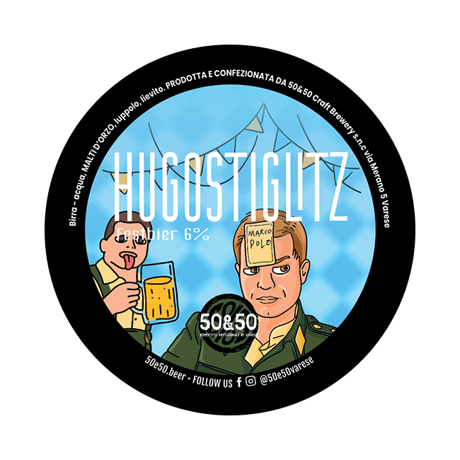 Fusto Acciaio 25 Lt. della birra artigianale Hugo Stiglitz di 50&50, Varese
