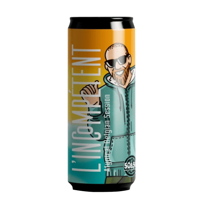50&50 50&50 | L'Incompetant | 3,8% | Latina 33 Cl. 33 CL Organic Beer