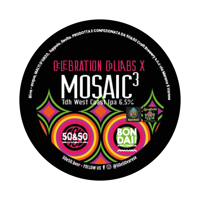 Fusto Acciaio 20 Lt. della birra artigianale Mosaic 3 di 50&50, Varese