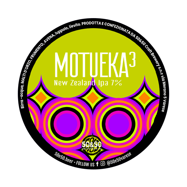50&50 50&50 | Motueka3 | 7,0% | Acciaio 20 Lt. 20 LT ACCIAIO Organic Beer