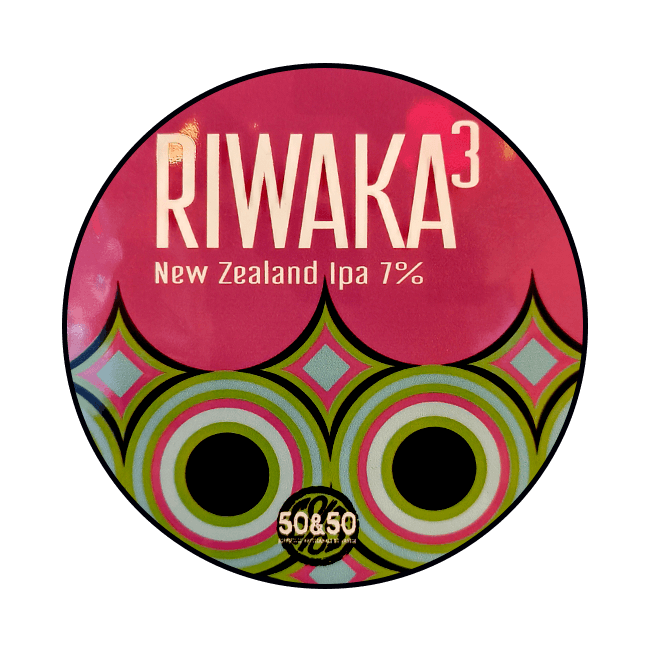 50&50 50&50 | Riwaka3 | 7,0% | Acciaio 20 Lt. 20 LT ACCIAIO Organic Beer