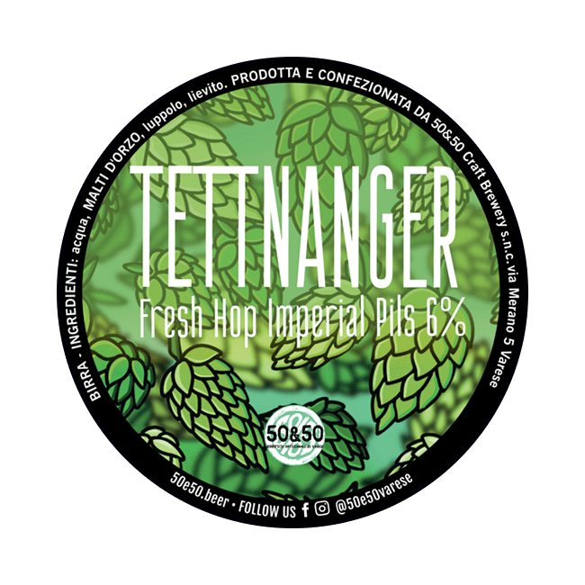 Fusto Acciaio 20 Lt. della birra artigianale Tettnanger di 50&50, Varese