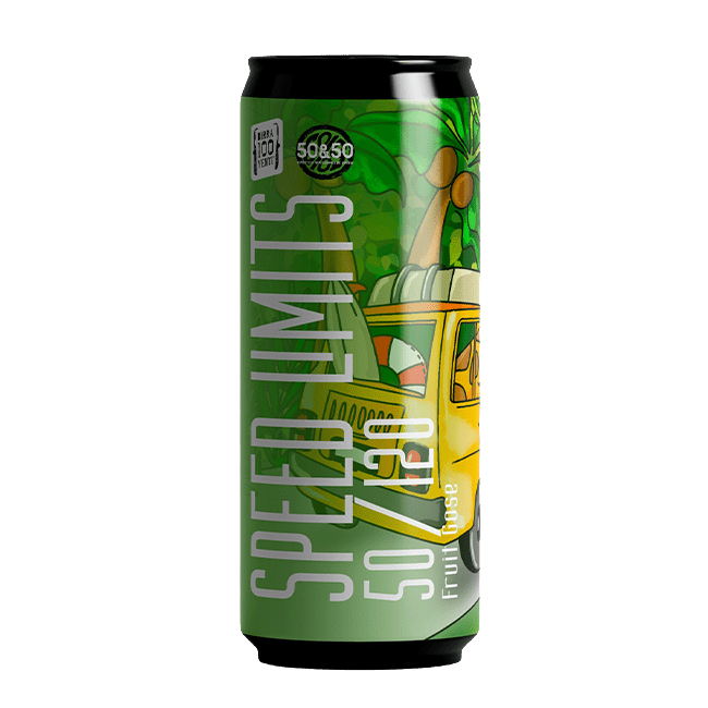 50&50 50&50 x Birra 100Venti | Speed Limits 50/120 | 4,5% | Lattina 33 Cl. 33 CL Organic Beer
