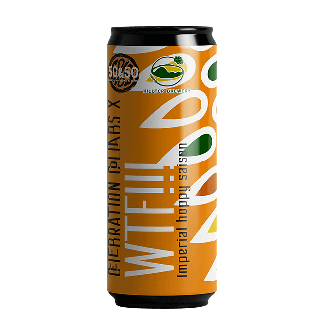 50&50 50&50 x Hilltop Brewery | WTF! | 8,0% | Lattina 33 Cl. 33 CL Organic Beer