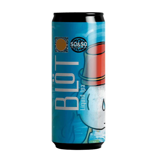 Lattina 33 Cl. della birra artigianale Blöt di 50&50, Varese