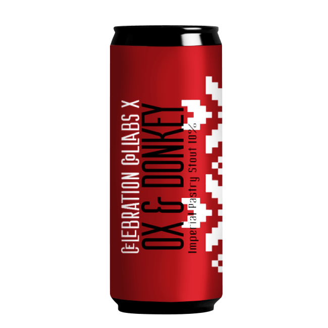 Lattina 33 Cl. della birra artigianale Ox & Donkey di 50&50, Varese