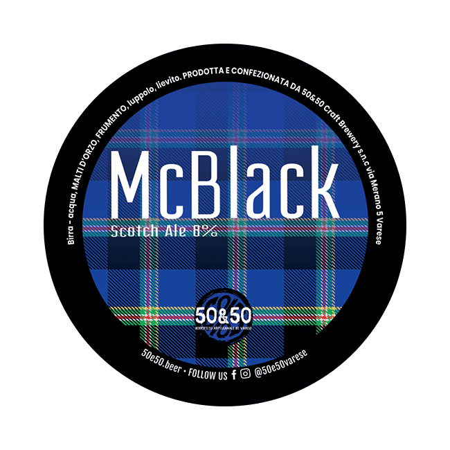 50&50 | McBlack | 8,0% | Acciaio 20 Lt.