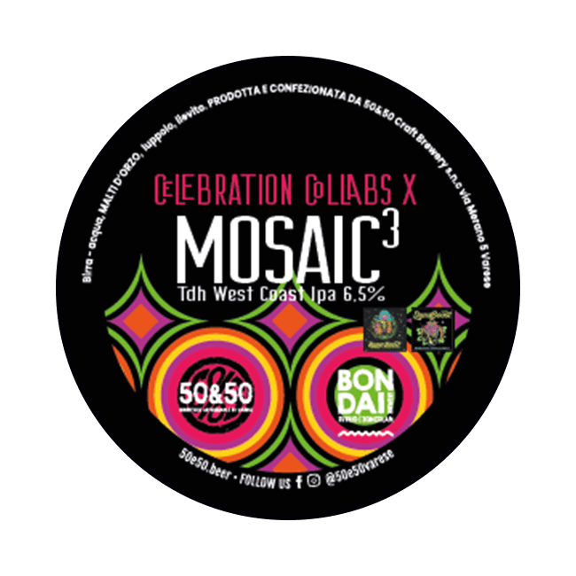 50&50 | Mosaic 3 | 6,5% | Acciaio 20 Lt.