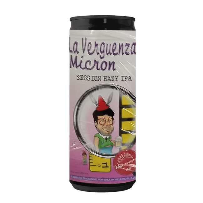 Birrificio Menaresta | La Verguenza Micron | 4,0% | Lattina 33 Cl.