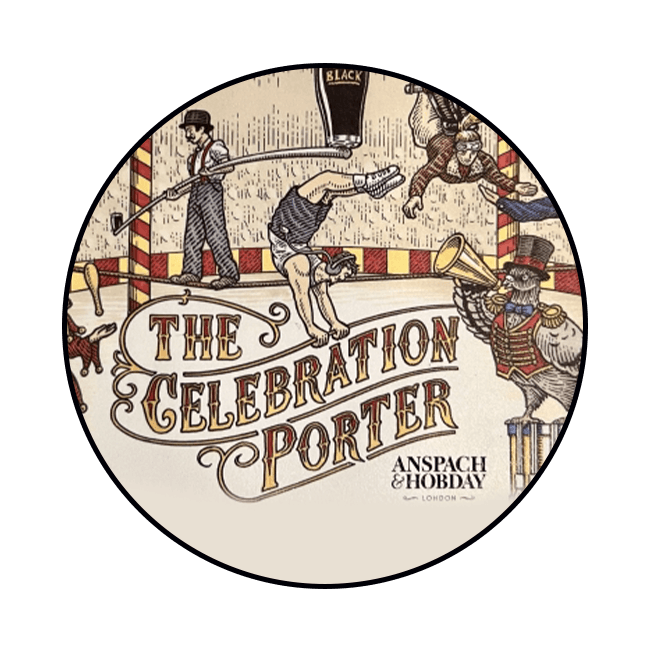 Anspach & Hobday Anspach & Hobday | Celebration Porter | 4,5% | Keykeg con Sacca 30 Lt. 30 LT Organic Beer