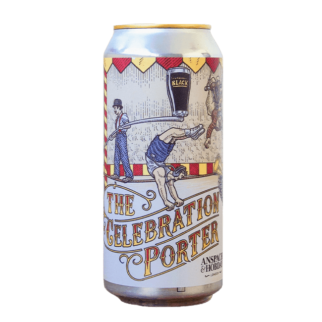 Anspach & Hobday Anspach & Hobday | Celebration Porter | 4,5% | Lattina 44 Cl. 44 CL Organic Beer
