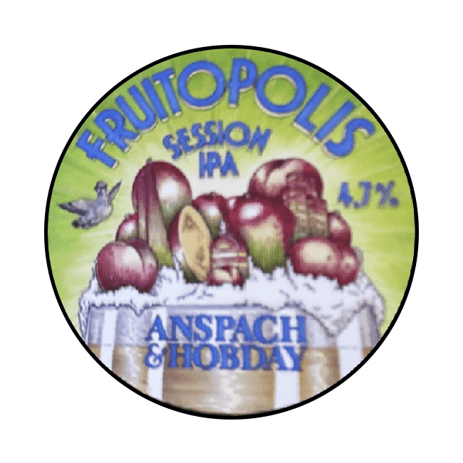 Anspach & Hobday Anspach & Hobday | Fruitopolis | 4,7% | Keykeg 30 Lt. 30 LT Organic Beer