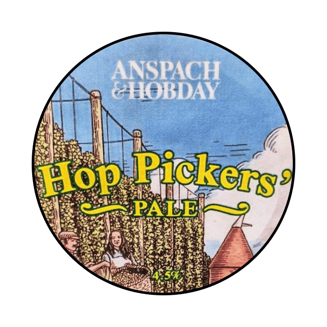 Anspach & Hobday Anspach & Hobday | Hop Pickers | 4,5% | Keykeg 30 Lt. 30 LT Organic Beer