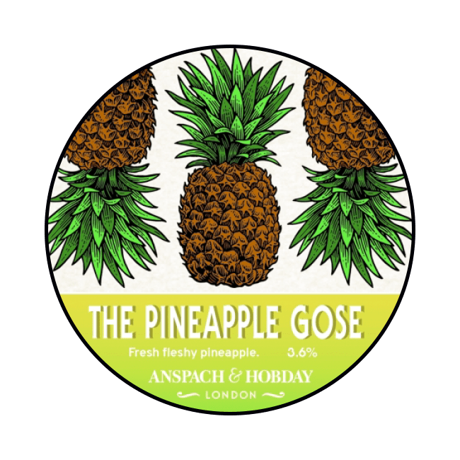 Anspach & Hobday Anspach & Hobday | Pineapple Gose | 4,2% | Keykeg 30 Lt. 30 LT Organic Beer