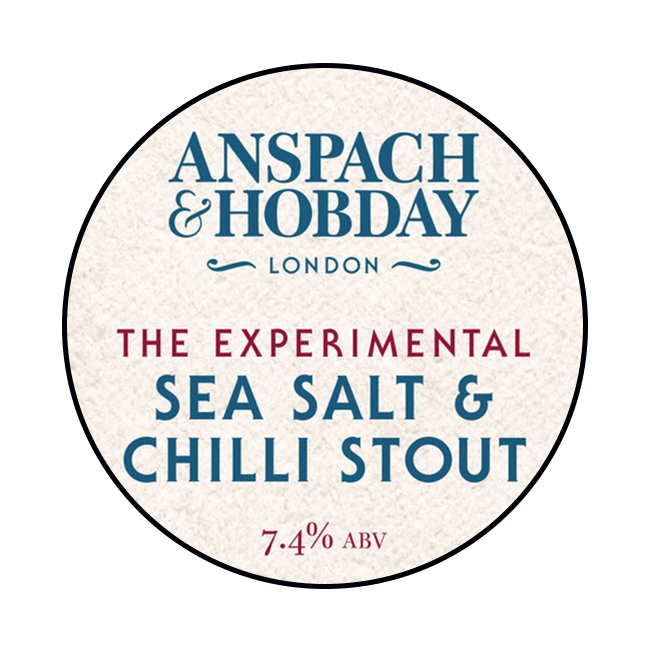 Anspach & Hobday Anspach & Hobday | The Sea Salt & Chili Stout | 6,4% | Keykeg 30 Lt. 30 LT Organic Beer