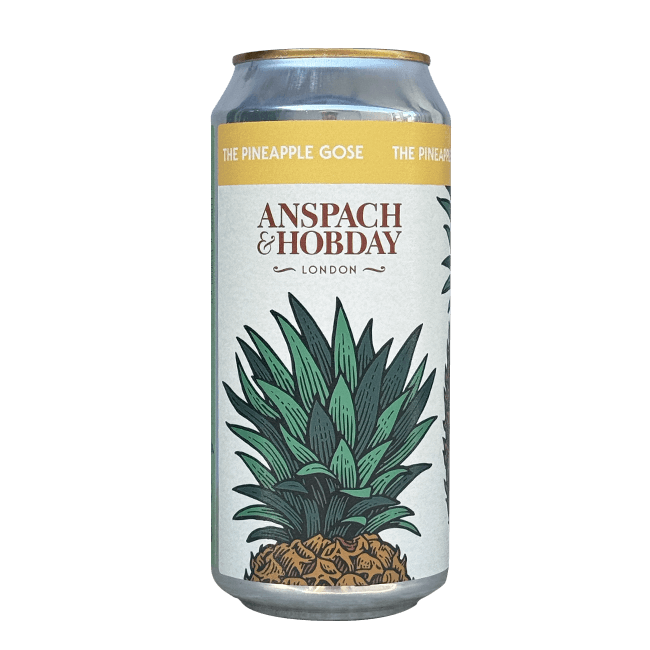 Lattina 44 Cl. della birra artigianale Pineapple Gose di Anspach & Hobday, Londra