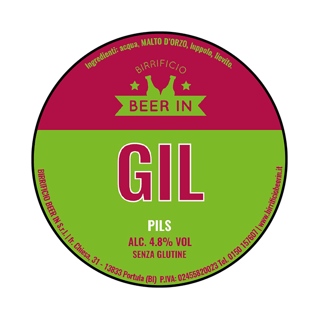 Keykeg 20 Lt. della birra artigianale GIL di Beer In, Trivero