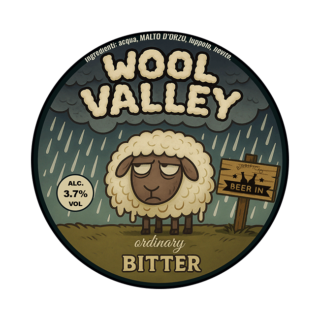 Beer In Beer In | Wool Valley | 3,7% | Polykeg 24 Lt. 24 LT Organic Beer