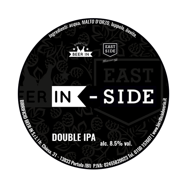 Beer In Beer In x Eastside Brewing | In - Side | 8,5% | Polykeg 24 Lt. 24 LT Organic Beer
