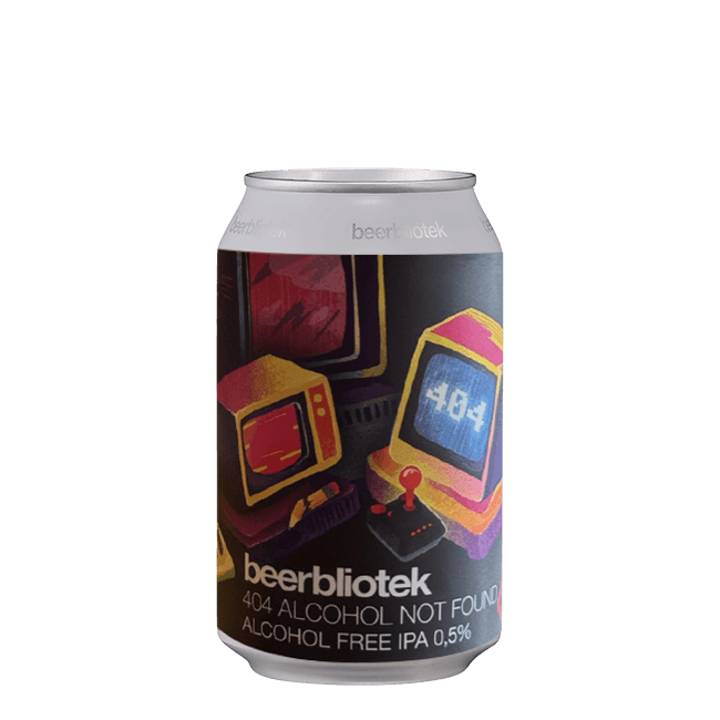 Beerbliotek | 404 Alcohol Not Found | 0,5% | Lattina 33 Cl.