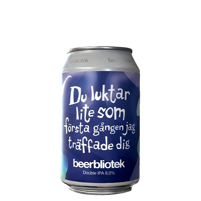 Beerbliotek Beerbliotek | Du Luktar Lite Som Forsta | 8,0% | Lattina 33 Cl. 33 CL Organic Beer