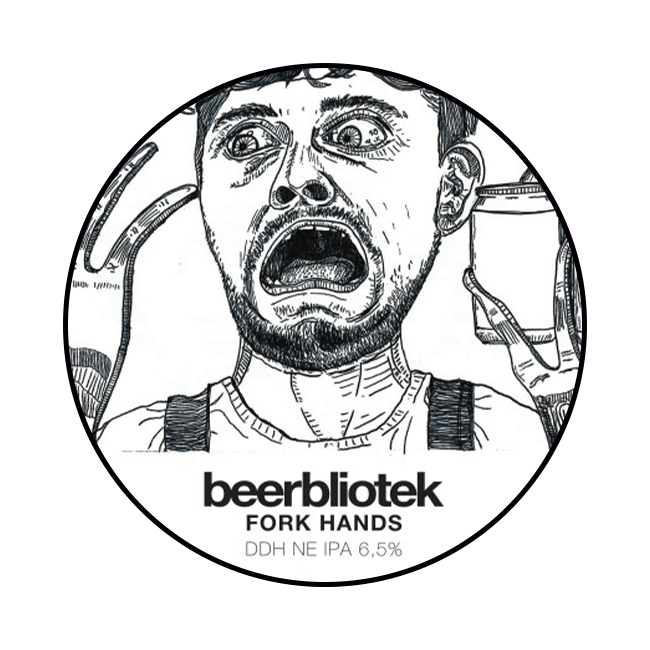 Beerbliotek Beerbliotek | Fork Hands | 6,5% | Keykeg 30 Lt. 30 LT Organic Beer