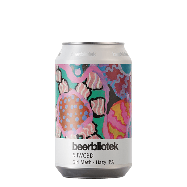 Lattina 33 Cl. della birra artigianale Girl Math di Beerbliotek, Göteborg