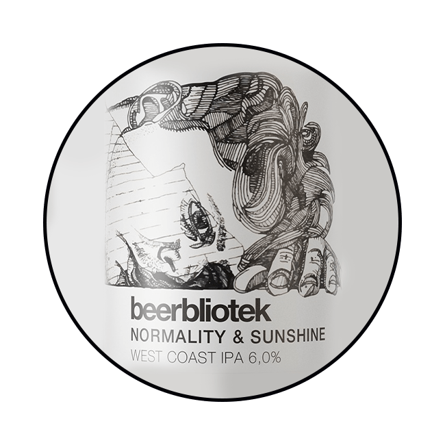 Beerbliotek Beerbliotek | Normality & Sunshine | 6,0% | Keykeg con Sacca 30 Lt. 30 LT Organic Beer