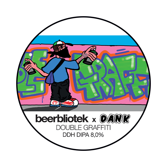 Keykeg 30 Lt. della birra artigianale Double Graffiti di Beerbliotek, Göteborg