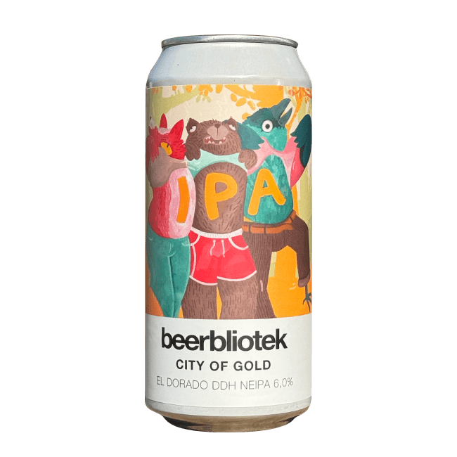Lattina 44 Cl. della birra artigianale City Of Gold di Beerbliotek, Göteborg
