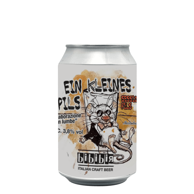 Lattina 33 Cl. della birra artigianale Ein Kleines Pils di Bibibir, Castellalto