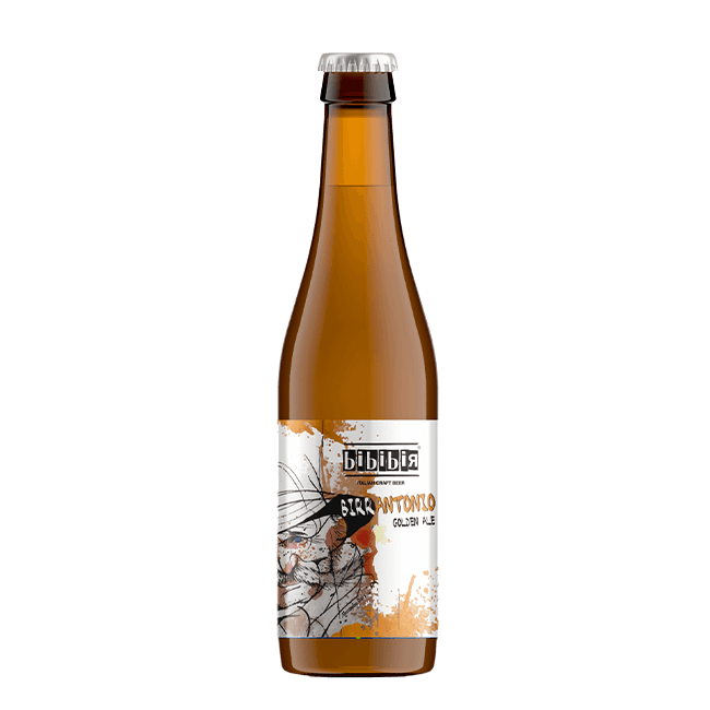Bottiglia 33 Cl. della birra artigianale Birrantonio Gluten Free di Bibibir, Castellalto