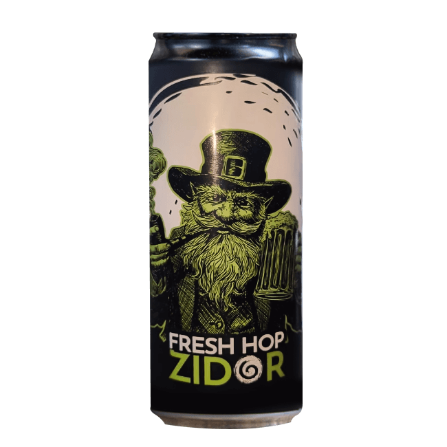 Lattina 33 Cl. della birra artigianale Fresh Hop Zidor di Birra Gaia, Carate Brianza